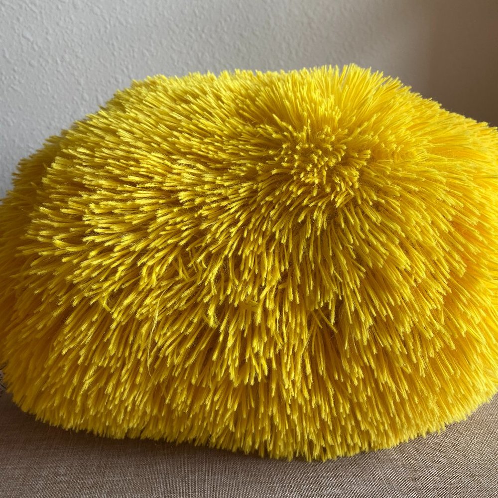 Mainstay Fluffy Shag Decorative Pillow